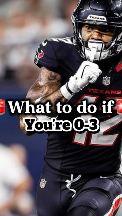 It’s not over. You can win your league starting off 0-3 in fantasy football. While it isn’t ideal, there is a lot of season left and the right moves can bring you back into contention. #fantasyfootball #fantasyfootballtips #fantasyfootballadvice