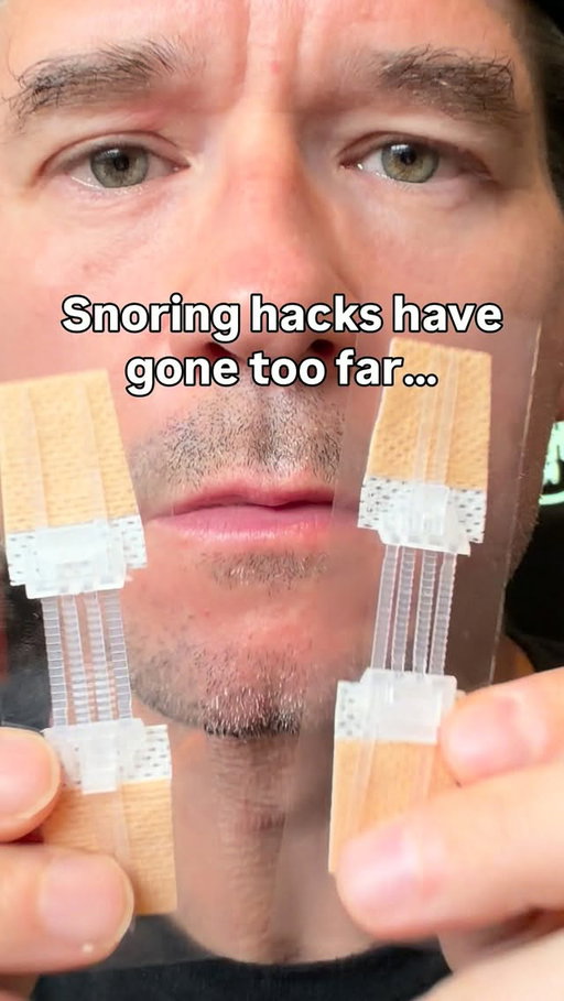 If your bedtime routine needs three zippers and an engineering degree, the snoring hacks have gone too far. 😂

The internet has turned going to sleep into a home improvement project.

We get the desperation. The elbow nudges. The “PLEASE roll over.” Someone grabbing a pillow and heading down the hall.

But bedtime shouldn’t require assembly instructions.

Hostage Tape keeps it simple: one strip designed to help keep your lips closed and encourage nose breathing while you sleep.

No zippers. No ridiculous contraption.

See how Hostage Tape works. Leave the DIY projects for the weekend.