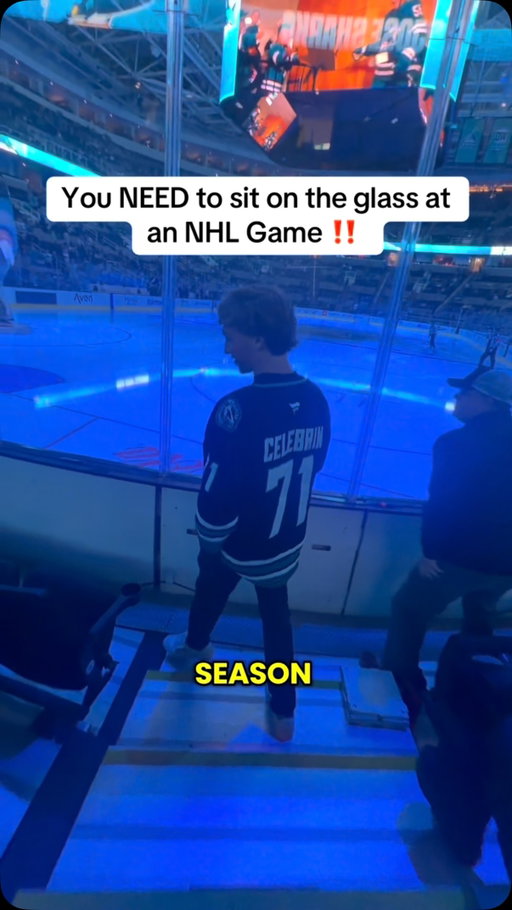 Bucket list item ✅ Thanks @gametimeapp 😎 #nhl #sanjosesharks #hockey #sports