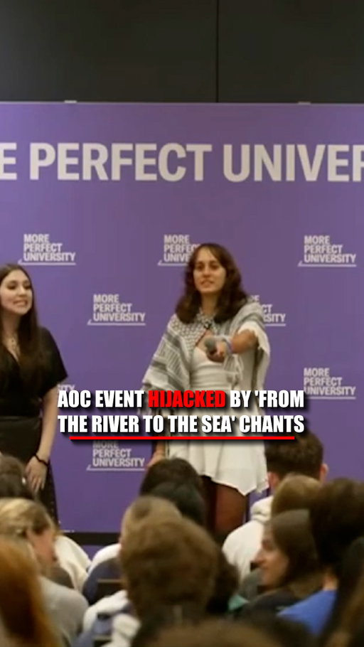 A Cornell University event featuring AOC was hijacked by DSA leaders firing up the crowd with chants of "from the river to the sea" before the New York congresswoman took the stage.

Young Democratic Socialists of America co-chairs Mina Petrova and Zoe Reisman proudly declared, "long live the student intifada," while opening the "Students vs. Billionaires" town hall.

AOC later addressed the crowd and spoke about what she described as a "crackdown" on people speaking out on Palestine and other issues.
