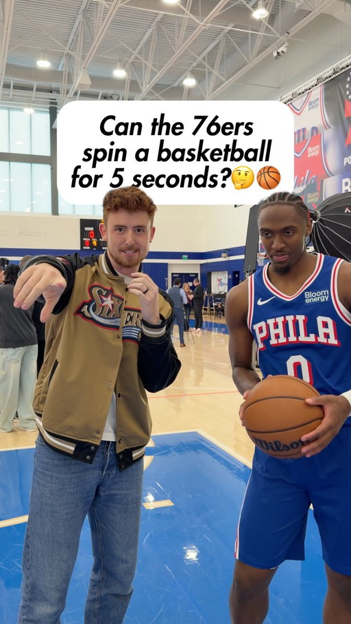 Can the @sixers spin a ball on their finger?🤔🏀

#76ersPartner