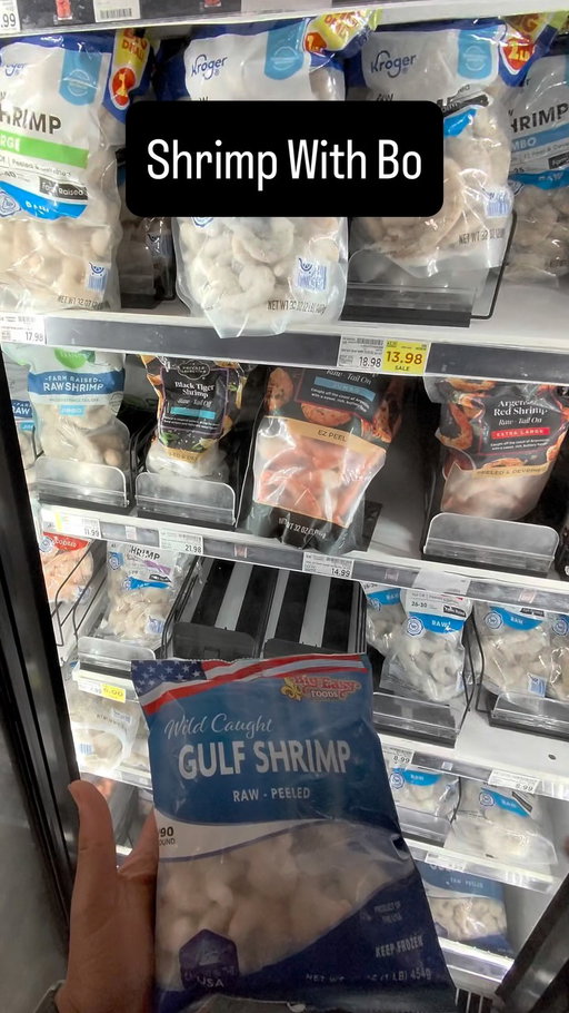 Shrimp With Bo. The butter video seemed to help hope this does as well. 😊