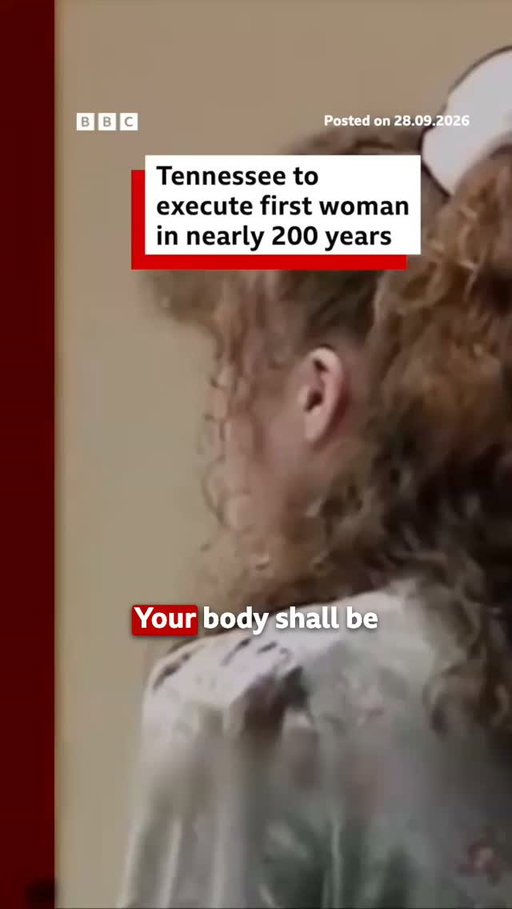 Pike, now 50, was 18 when she and her boyfriend at the time, Tadaryl Shipp, beat, tortured and murdered Colleen Slemmer, a 19-year-old they met at a job training camp for troubled teens.
 
She's now preparing to be killed by lethal injection by the US state of Tennessee.
 
Tap the link in @BBCNews’s bio to find out more about the case.
 
#US #BBCNews