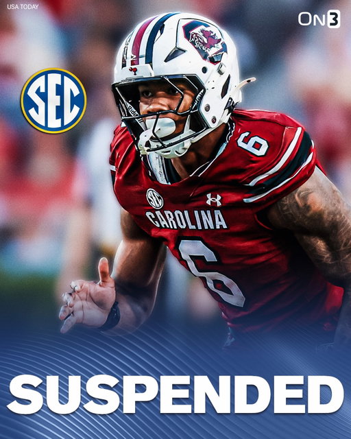The SEC and South Carolina have announced a joint one-game suspension of star EDGE Dylan Stewart for throwing a punch at an Alabama player. 

“Such action against an opponent carries a serious risk of injury and has no place in our conference competition,” Greg Sankey said.