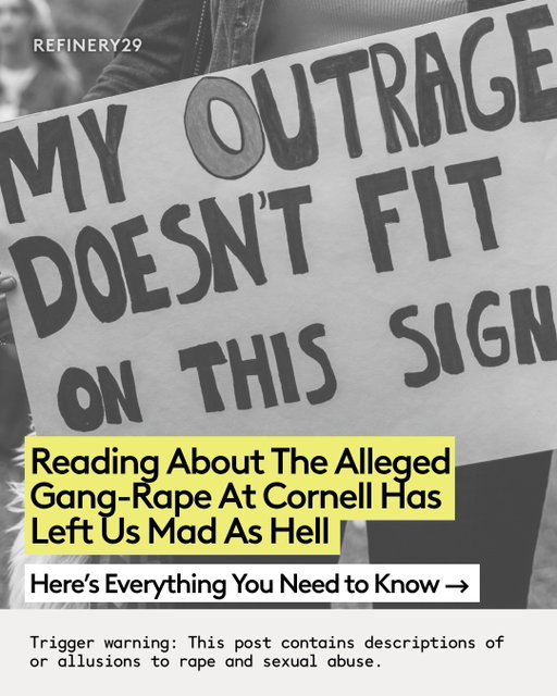 TW: Sexual assault and rape

An investigation has been reopened in New York after a former Cornell University student filed a lawsuit accusing seven members of the Chi Phi fraternity of sexual assault and gang rape. Women everywhere are expressing anger over the “leniency” shown toward the alleged perpetrators.

Here’s everything you need to know.