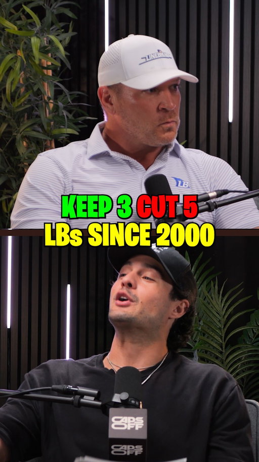 Keep 3 Cut 5 with Brian Urlacher 😳 @54urlacher 

#greenbaypackers #baltimoreravens #sanfrancisco49ers #miamidolphins #seattleseahawks