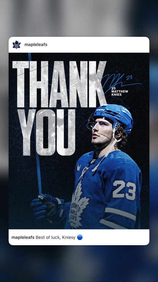 Stories by austonmatthews on Sep 29, 2026