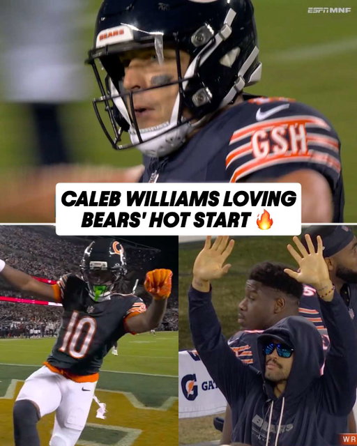 Caleb Williams celebrating Case Keenum's TD drive from the sideline 🤝

(via @nfl)