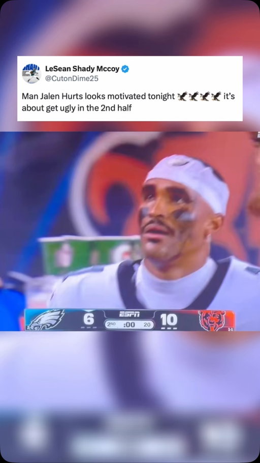 Jalen Hurts is FIRED UP 😳👀

🎥: @espn
