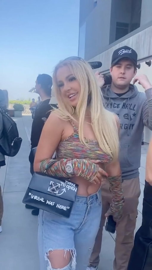 makeup by me! on god! @tanamongeau ❤️
