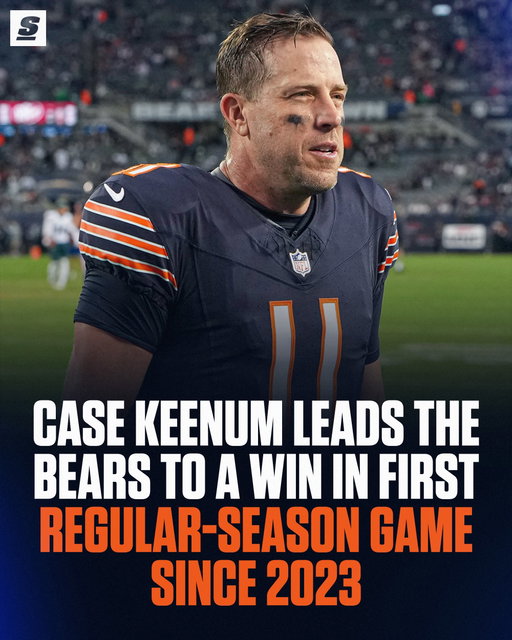 No Caleb? No Problem. Case Keenum and the Bears dominate the Eagles. 🐻