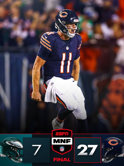 Case Keenum leads the @chicagobears to an MNF win