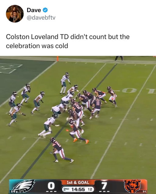 The cellys were flying during MNF 😭

Case Keenum stepping in for an injured Caleb Williams and torching the Eagles is one of the wildest storylines the NFL’s had in years. Playing his first game since 2023, the 38-year-old threw two touchdowns and ran in another, leading Chicago to a 27-7 blowout while outplaying a previously unbeaten Philadelphia team led by Jalen Hurts.

That’s not just a nice story either, Keenum became just the second quarterback ever to win starts for seven different franchises, and social media couldn’t stop pointing out he was outplaying Hurts by a mile the entire night. A random Monday night in 2026, and Case Keenum reminded the whole league he can still ball.

Did you expect Keenum to look this good filling in for Caleb Williams?