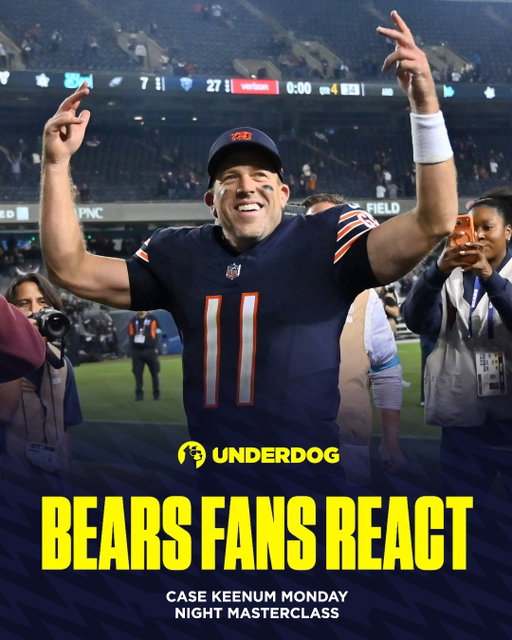 Bears fans are going to be remembering the Case Keenum Monday Night Masterclass for a LONG time 

#bears #nfl #nflmemes