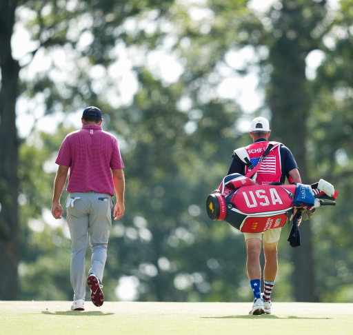 What a week with this team 🇺🇸 Proud to wear the red, white, and blue. @presidentscup