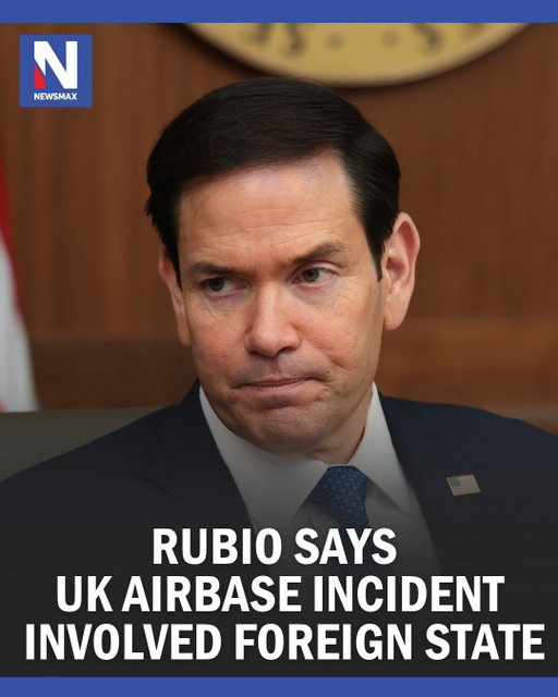 FOREIGN THREAT: Secretary of State Marco Rubio said the "hands of a foreign actor" were involved in an incident in which five men were arrested on suspected explosives and terrorism offenses near a British airbase used by U.S. forces to strike Iran. ⁣
⁣
Link in bio.