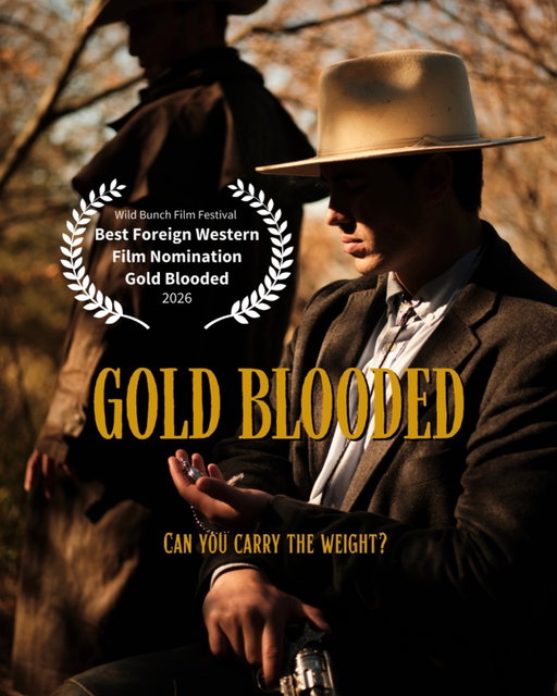 GOLD BLOODED just scored EIGHT nominations at the 2026 Wild Bunch Film Festival! 🤠🏆

🏆 Best Foreign Western Film
🏆 Best Director – @campagnavision & @andrerehal 
🏆 Best Action Western Film
🏆 Best Adventure Western Film
🏆 Best Noir Western Film
🏆 Best Actor – @arimillen 
🏆 Best Actor – @dammromeo 
🏆 Best Supporting Actor – @foadhp 

Eight nominations. One incredible team. Huge congratulations to everyone who brought GOLD BLOODED to life - see you at @thewildbunchfilmfestival! 🌵🔥