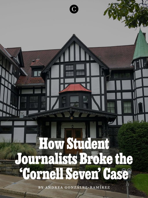 An explosive new lawsuit alleging that seven Chi Phi fraternity brothers gang-raped a student two years ago and that Cornell University did little to protect her in the aftermath rocked life on campus this month. The case, now known as “The Cornell Seven,” has also broken containment, quickly becoming a national issue.

Students at @cornellsun have been there covering every beat of the story. Senior editor Cereese Qusba spent months reporting on the case before breaking the news of the lawsuit on September 18. “What happened to me was horrific and deeply disturbing,” the plaintiff, who is only identified in court records as Jane Doe, told the ‘Sun’ exclusively. “Almost two years later, I still carry the weight of its impact every day and night.”

For the past two weeks, reporters at the student paper have been relentlessly chasing follow-ups, from the administration’s response to the district attorney’s office reopening its criminal investigation and the larger fallout in Ithaca. The ‘Sun’ also published a blistering editorial, printing the names of the accused men and taking the university to task for its lack of transparency. Throughout it all, the team has approached this case with care and moral clarity.

At the link in our bio, Qusba and editor-in-chief Sophia Dasser discuss their work, how the editorial came together, and what’s next in their reporting.

Photo: Heather Ainsworth/AP Photo