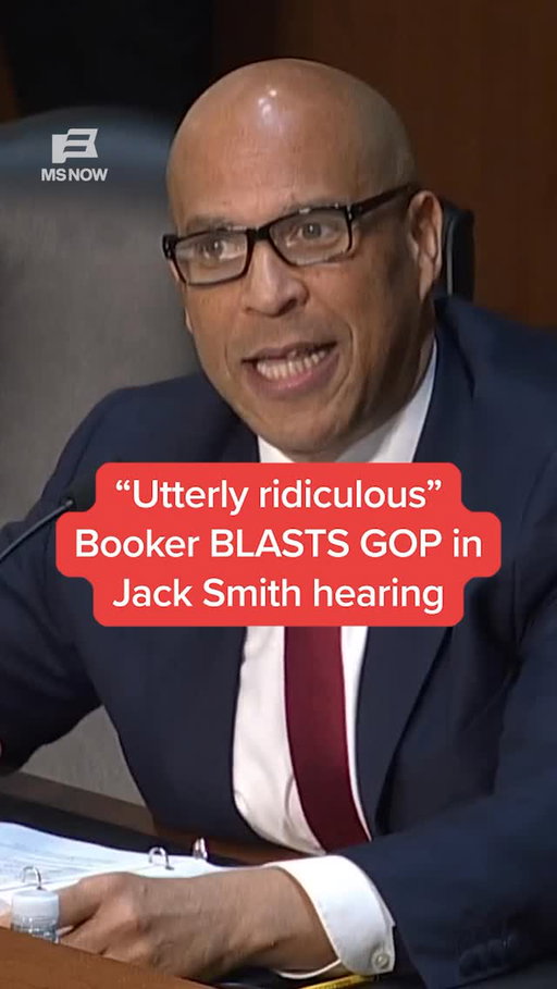 Sen. Cory Booker (D-NJ) BLASTS his republican colleagues during Jack Smith’s Senate Judiciary hearing.

#news #politics #senate #jacksmith