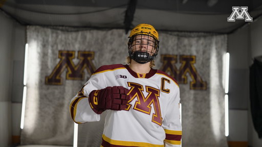 The wait for hockey season is almost over. 🏒 Get a behind-the-scenes look at media day with captain Brodie Ziemer as the #PrideOnIce preps for the season ahead.

#Gophers x @affinity_plus
