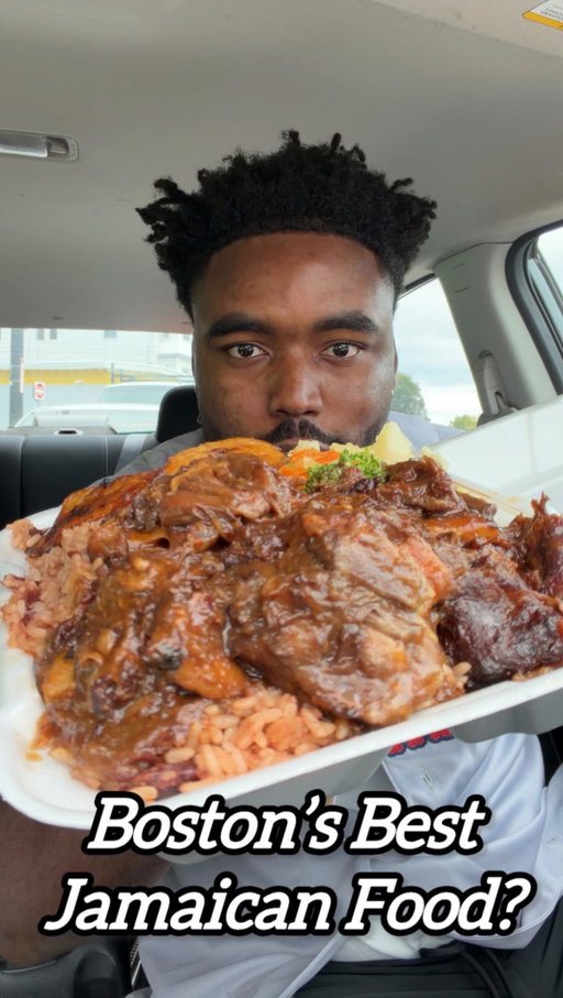 Is this THE BEST Jamaican food in Boston? 

Grading food from R&S Jamaican Restaurant @chef_bob100 located in the Dorchester neighborhood of Boston, MA. 

Dorchester jersey is from @mathmatik_athletics , s/o @dart_adams #bostonfoodies #foodie #foodreview #boston #jamaicanfood