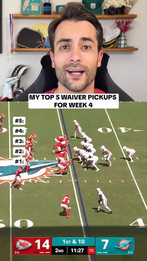 Week 4 waiver adds you need to prioritize 👀

Follow @fantasybuff14 for more #fantasyfootball content all season long! 🏆