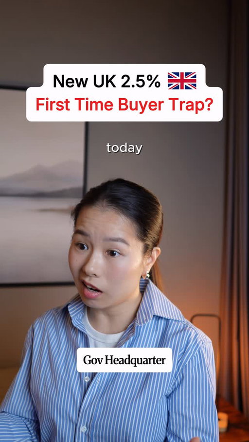 The UK’s new 2.5% deposit scheme lets first-time buyers purchase with just 2.5% down - yes, it gets you on the property ladder. But here’s what concerns me: the narrative pushing you to buy at all costs, even when you can’t afford it, even when you’re taking on debt you can’t service (the 20% equity loan is initially interest free but will eventually be paid back with interest)
The solution is not solving an affordability crisis with more debt. We’ve seen this happened before when subprime mortgages and housing prices collapse in 2008, when borrowers couldn’t actually afford to borrow as they did.

The scheme doesn’t fix wages, doesn’t fix house prices, just redistributes risk. Whilst there are other more real tangible methods to increase income for our generation. 

Follow @michelle.huangyy for more financial education