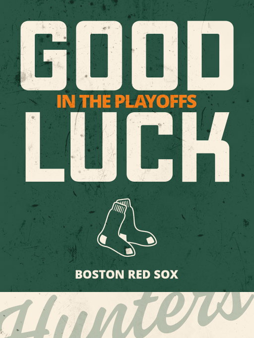 Good luck to our friends in the Red Sox!
@redsox