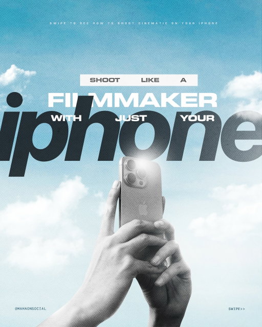 Shoot like a filmmaker with just your iPhone 🎥📱

You don’t always need expensive gear to create something cinematic. It’s more about how you see, frame, move, and light your shots.

Here are a few things you can try on your next shoot

Iphone case @torras_global Q3 AIR

Comment “Color” For the one click lut 🖍️

#apple #filmmaking #iphone mahamat