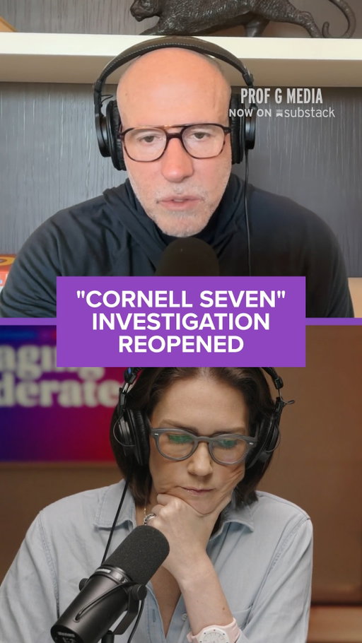 "It makes you think twice about the culture on college campuses."

The reexamination of a 2024 Cornell University sexual assault investigation has made headlines, and has prompted a national conversation about safety on college campuses. Scott Galloway and Jessica Tarlov discuss, on Raging Moderates.