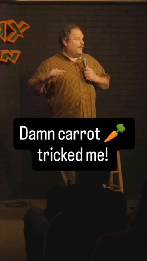 Not my finest moment. But I learned my lesson. Now I'm a lot more careful. 

#standupcomedy #sammiller #standup #carrot #cheetos