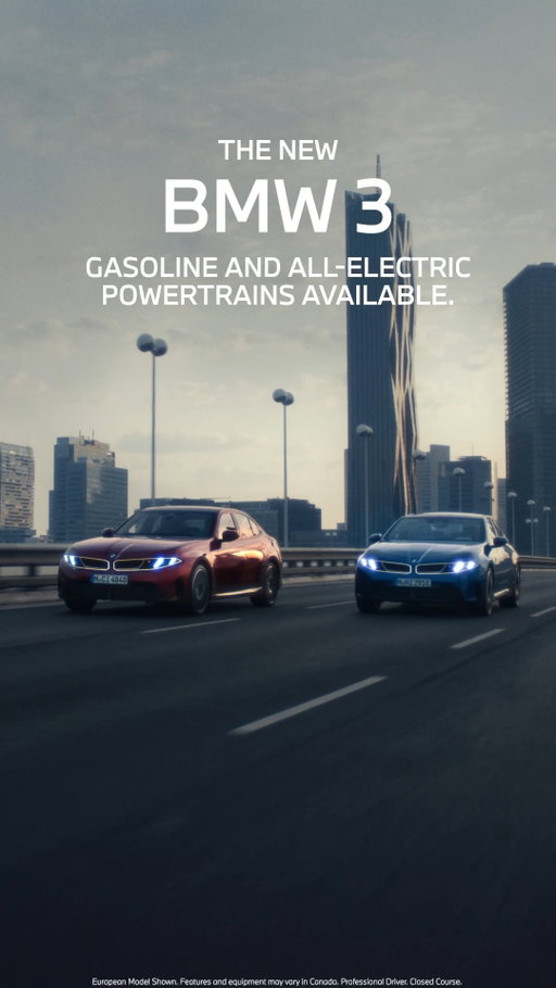 The new BMW 3 and BMW i3.

The heartbeat of a new era. Available in both gasoline and all-electric powertrains.

Reserve your new BMW i3 at the link in bio today. Stay tuned for more on the new BMW 3.

#BMW #3Series #i3