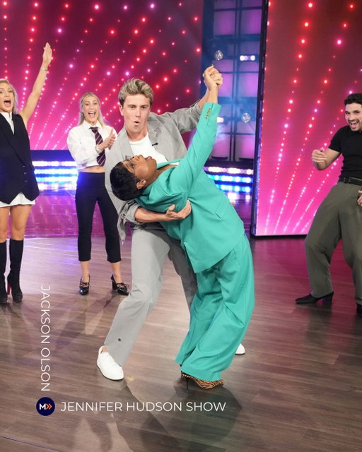 @jacksonolson_ was featured on today’s Jennifer Hudson Show! 🪩 

We loved seeing him in the spirit tunnel and showing off his moves for JHud! Team Motive is so proud of him! 🕺