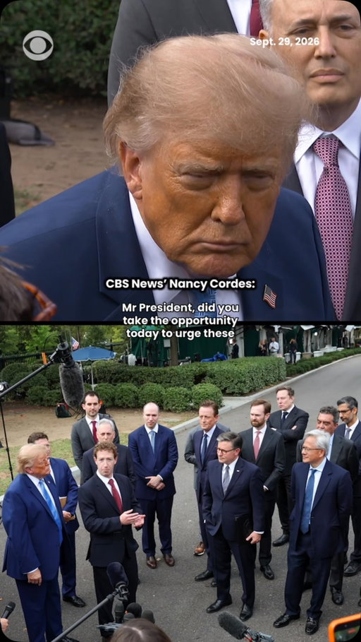 Asked whether he urged tech leaders Tuesday to be more careful about building data centers near residential areas, President Trump told CBS News’ Nancy Cordes he wants them built “in the right location within the community.”

“The people in those areas, and we discussed this at length today, they’re going to greatly benefit financially,” Trump said after meeting with top tech executives at the White House, suggesting teachers could receive bonuses and residents could “get paid a dividend.”