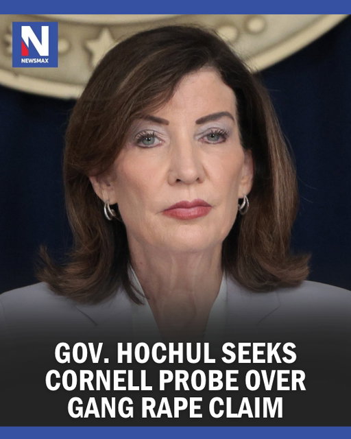 New York Gov. Kathy Hochul on Tuesday called for an investigation into Cornell University's response to a former student's allegation that seven fraternity members sexually assaulted her in 2024 after she consumed alcohol and drugs and became incapable of consenting. Link in bio.