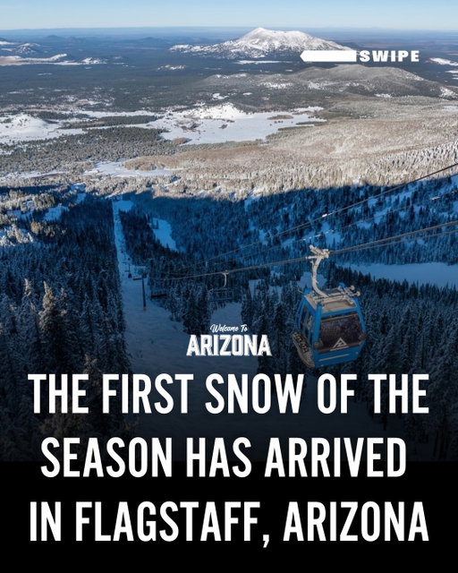 Snow in September?! ❄️👀 Arizona Snowbowl reported 2 inches of fresh snow overnight! Who’s ready for snow days?

📹: Arizona Snowbowl | September 29, 2026, at 9:30 a.m.

#ArizonaSnowbowl #FlagstaffAZ #ArizonaSnow #ArizonaWeather #WelcomeToArizona