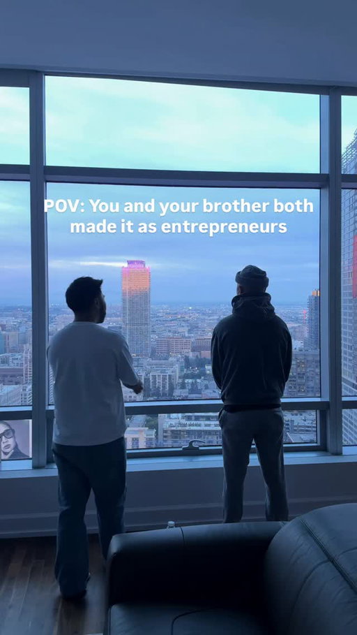 My brother @mikeswiv paved the way as an entrepreneur in our family and I was able to follow in his footsteps, and now I get to see him live his life while I’m building my business to help me live mine too.

We went from growing up in Oakland, sharing a couch with mom , and not knowing what life was going to lead to, to living lives we never thought possible and being able to give back more than ever.

Much love to my big bro and proud of the both of us for making dreams a reality - and so much more to come!!

#entrepreneur #ugc #financialfreedom #contentcreator #entrepreneurship