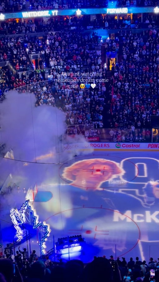 Sports can be emotional too 😭

Gavin McKenna makes his NHL debut with the Toronto Maple Leafs 🏒🥅

📍Scotiabank Arena in Toronto, ON
.
.
.
#toronto #mapleleafs #hockey #nhl #gavinmckenna