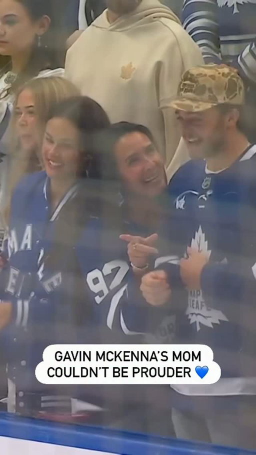 “What the hell, my son is in the NHL.” 🥹

Krystal McKenna couldn’t be more thrilled to see her son achieve his dream 💙