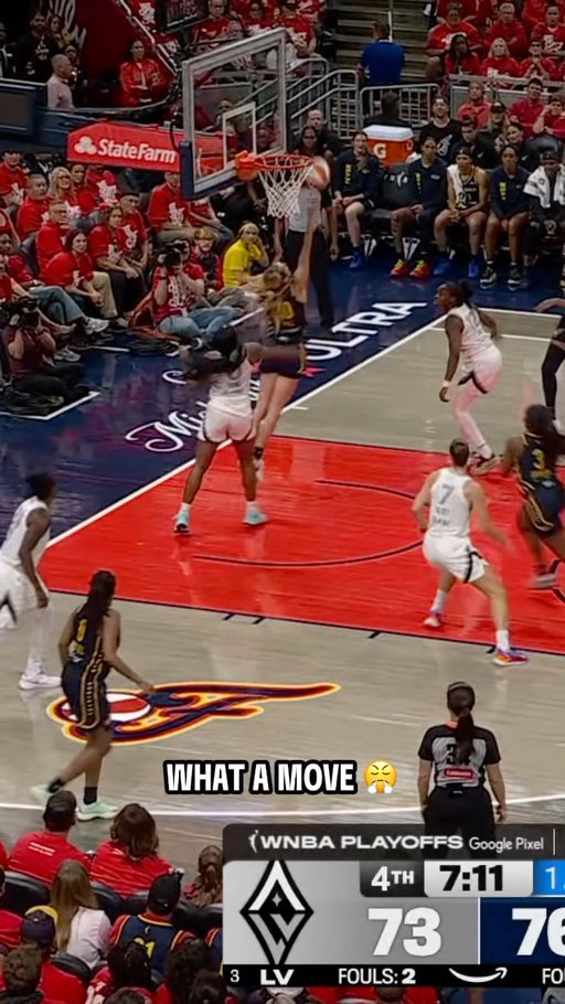 Reverse reverse ⏪

Lexie Hull spins back and uses the backboard for two

LVA-IND | Prime Video | 2026 WNBA Playoffs presented by @googlepixel