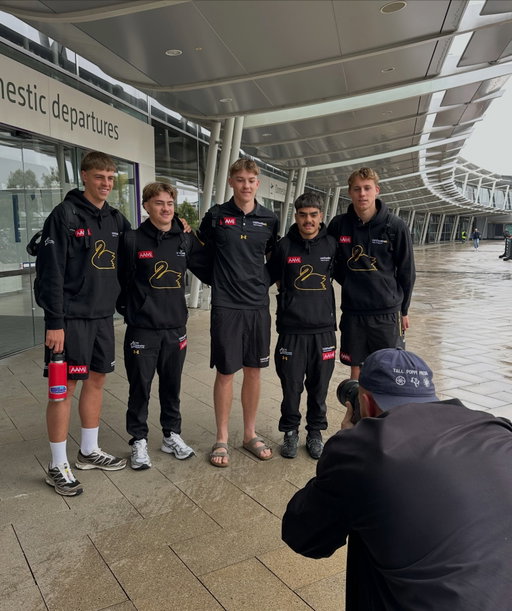 Draft Combine bound. Go well lads ✈️