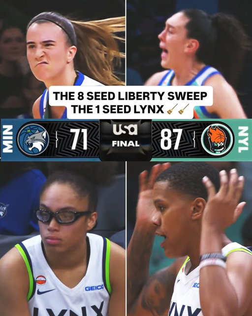 It’s the first time an eight seed eliminated a one seed in WNBA playoff history 🤯
