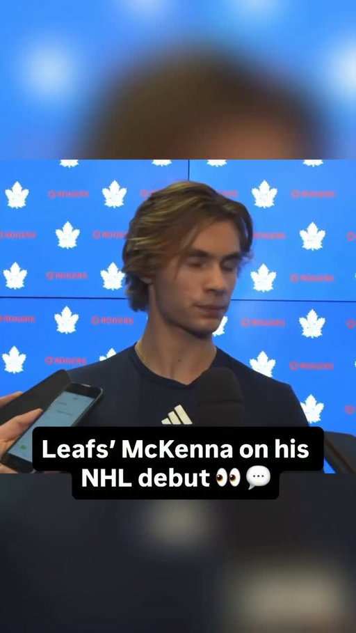 McKenna looking forward to bouncing back after an underwhelming NHL debut‼️

🎥 Mapleleafs - YT
#nhl #leafs #mapleleafs #toronto