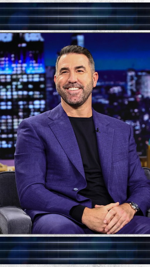 @justinverlander was “totally blindsided” after his daughter surprised him on the field after throwing his last pitch 😭 #FallonTonight