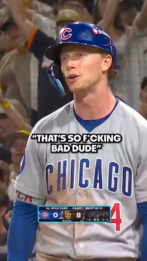Pete Crow-Armstrong started demonstrating a check swing after disagreeing with two calls

#cubs #padres #mlb #baseball #sports