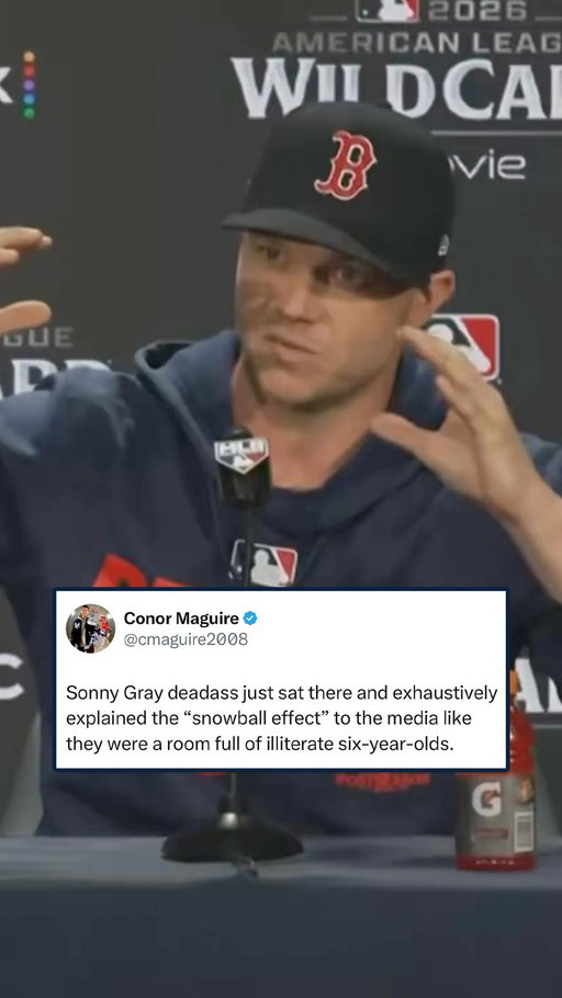 Just impeccable story telling from Sonny Gray here