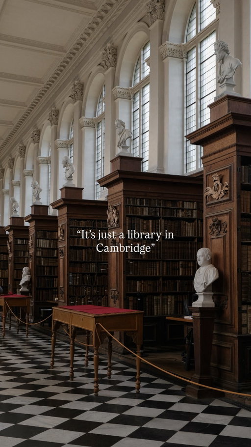 This might be most beautiful library I have ever visited 📚📖🤎

This is the Wren Library in Trinity College at Cambridge University, designed by architect Christopher Wren in 1676

The library has been open to visitors since 1695 and for centuries people have come to admire its beauty

There’s lots to spot, including manuscripts and printed books, the Wren houses sculptures, portraits and wood carvings, as well as the gorgeous enamel-painted window, above

I particularly liked the details of the limewood carvings by Grinling Gibbons at the end of each bookcase, they are so beautifully detailed 

The library has very scientific opening times, it’s usually only open weekdays Monday to Friday 12pm to 2pm 

📍 Wren Library, Trinity College, Cambridge 

#cambridge #cambridgeuniversity #wrenlibrary #bookstagram #darkacademia things to do in Cambridge, places to see in Cambridge