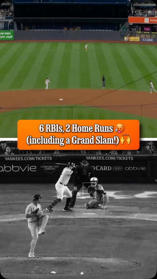 @ben_rice22 cooked, served, ate and left no crumbs in Game 1 of the AL Wild Card Series today! 🤯🙌

[MLB, MLB India, New York Yankees, Boston Red Sox, Ben Rice, Home Run, Grand Slam]