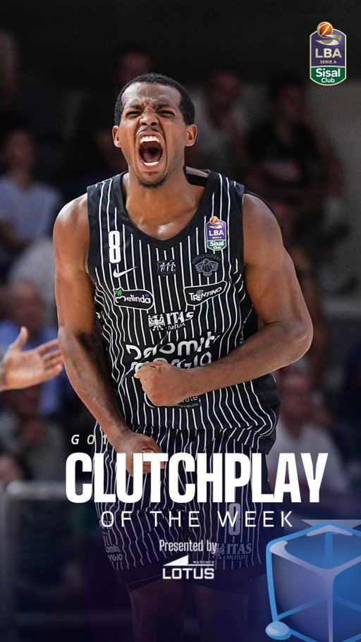 La tripla di Quincy Olivari vs Reggio Emilia è la 𝐂𝐥𝐮𝐭𝐜𝐡 𝐏𝐥𝐚𝐲 presented by @lotus.watches 🧊

#TuttoUnAltroSport
