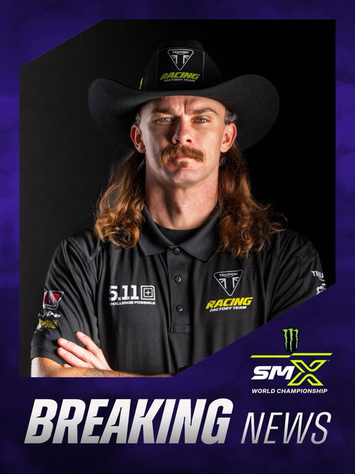 🚨 Aaron Plessinger joins @OfficialTriumphRacing for 2027 ⬇️ 

“The Cowboy joins 5.11 Triumph Factory Racing for 2027 and beyond! 🇺🇸 

Aaron Plessinger has signed a two-year agreement to race the TF 450-X in the AMA Supercross and Pro Motocross series.

Let’s do this, AP! 🦾” 

#SMX #Triumph #ProMotocross #SupercrossLIVE